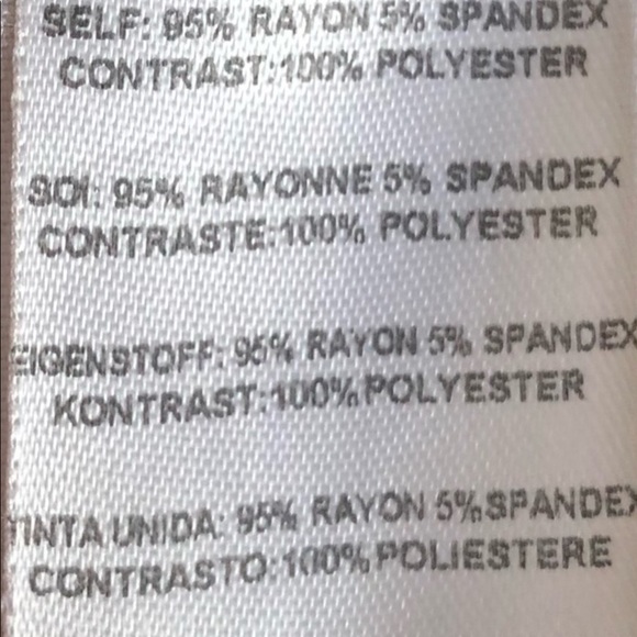 🍋Anthropologie Dolan Left Coast Two Toned Chiffon Tail L Grey and Peach - Picture 4 of 4